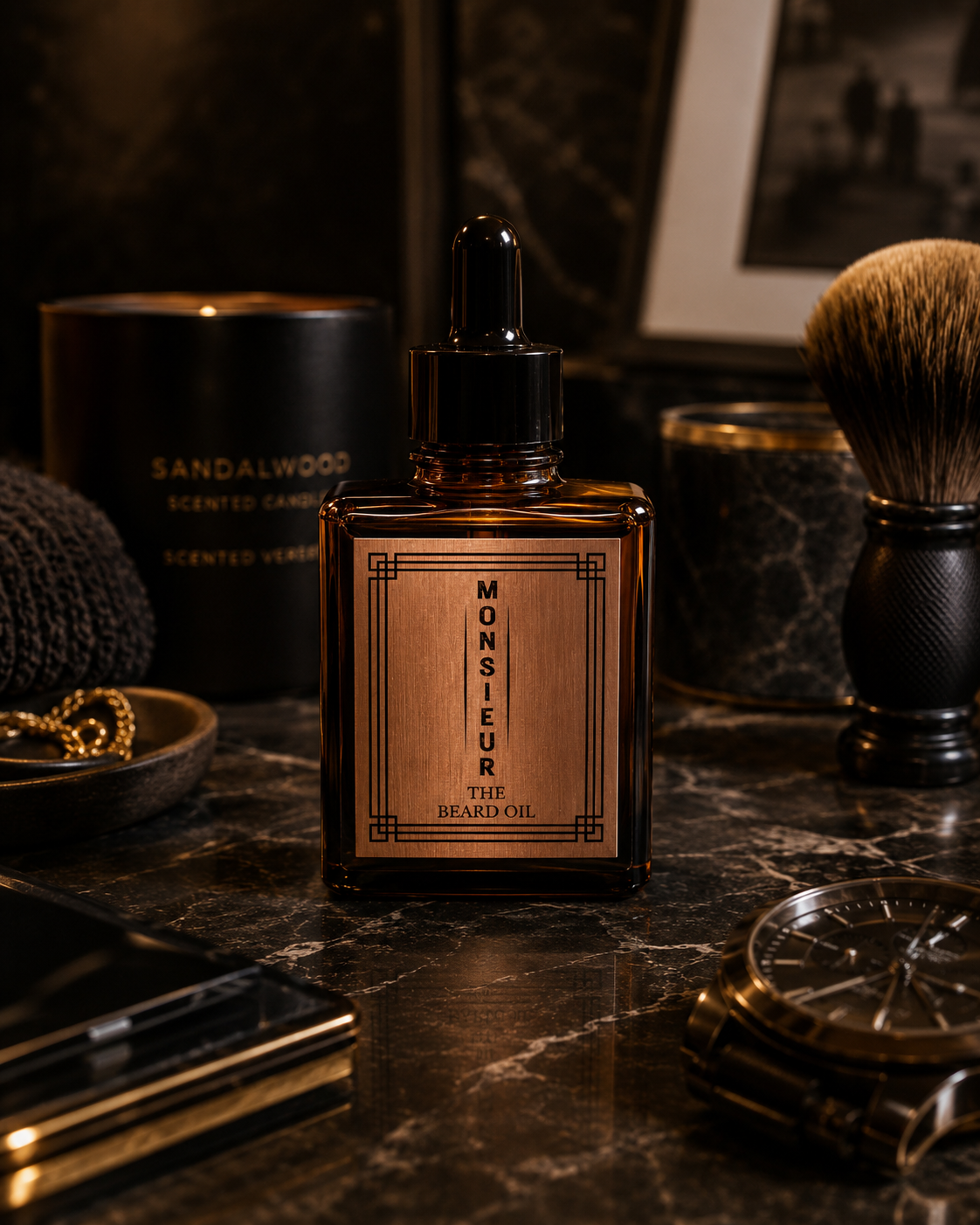 Leather and Brandy Beard Oil