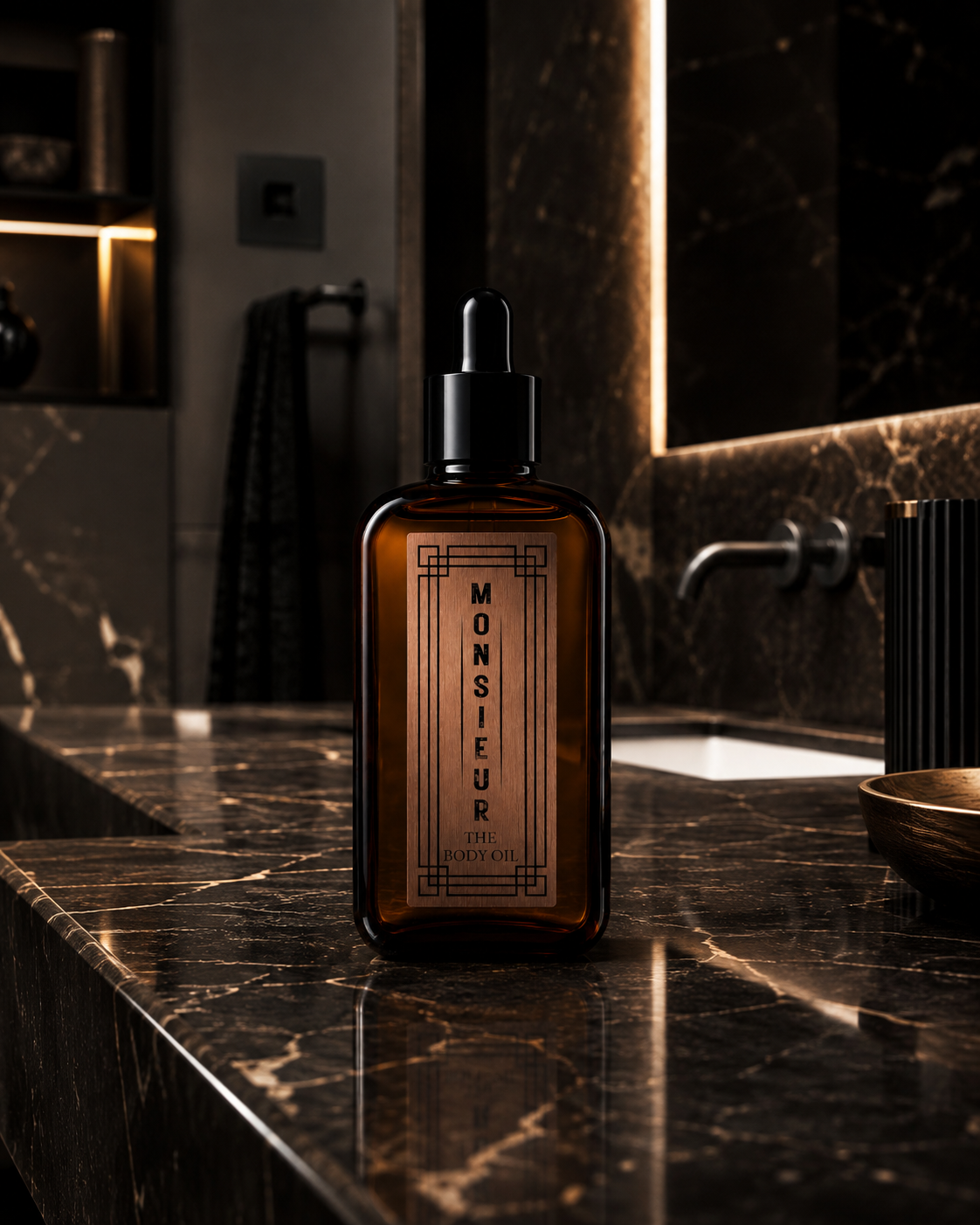 Leather and Brandy Body Oil